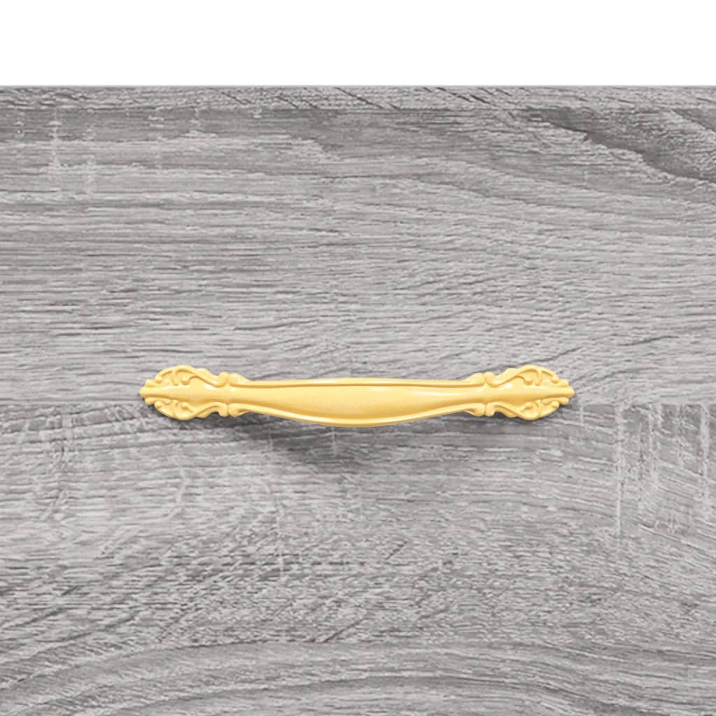 Buffet haut Sonoma gris 69,5x34x180 cm Bois d'ingénierie - XIOS