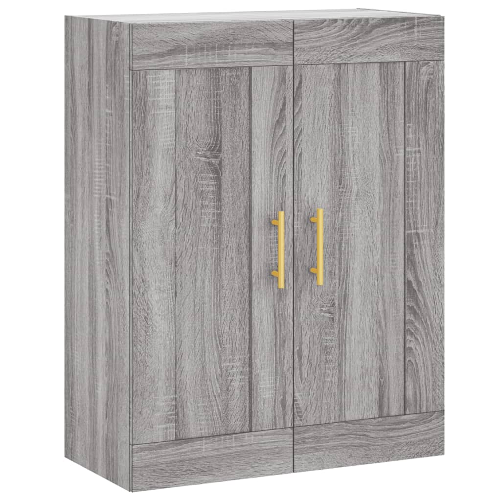 Buffet haut Sonoma gris 69,5x34x180 cm Bois d'ingénierie - XIOS