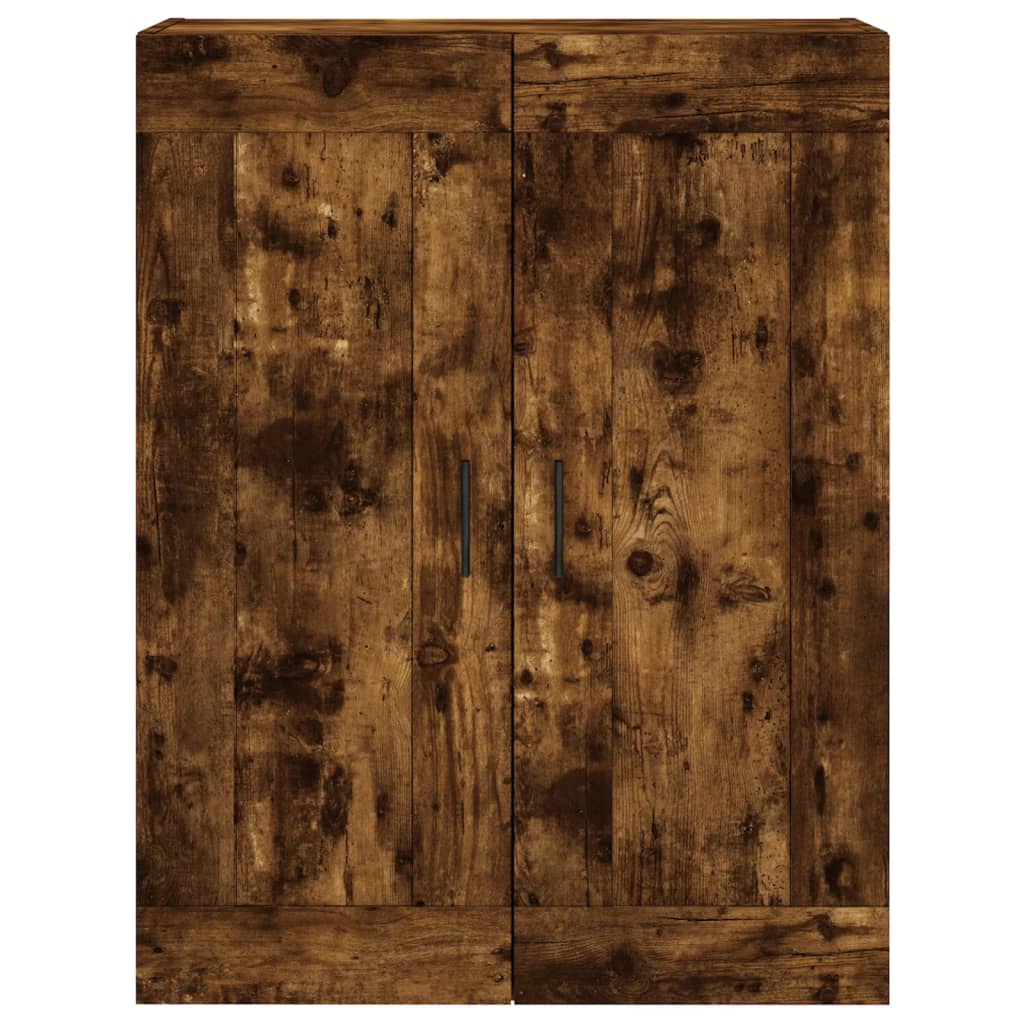 Buffet haut Chêne fumé 69,5x34x180 cm Bois d'ingénierie - XIOS