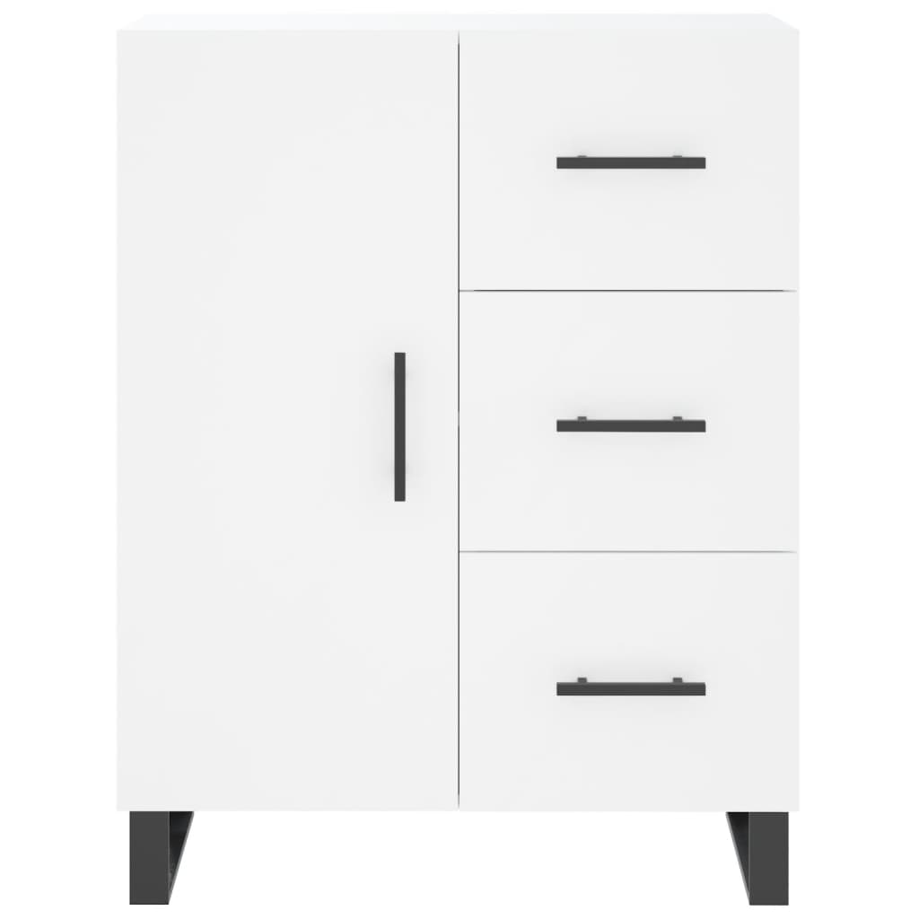 Buffet haut Blanc 69,5x34x180 cm Bois d'ingénierie - XIOS
