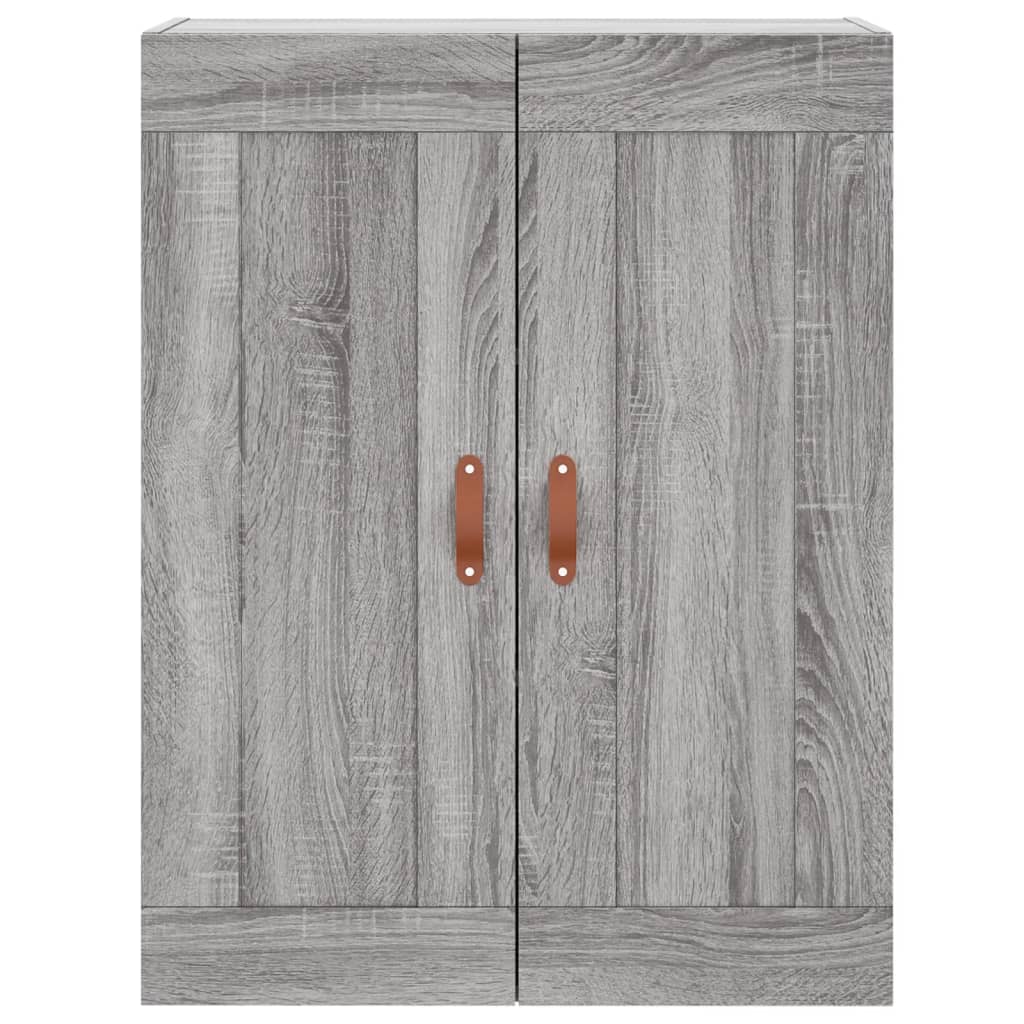 Buffet haut Sonoma gris 69,5x34x180 cm Bois d'ingénierie - XIOS
