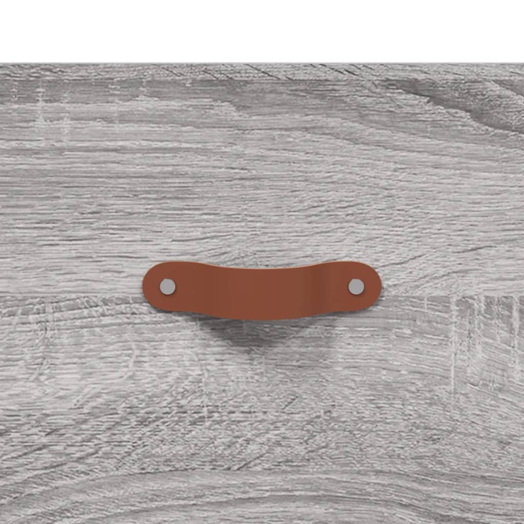 Buffet haut Sonoma gris 69,5x34x180 cm Bois d'ingénierie - XIOS