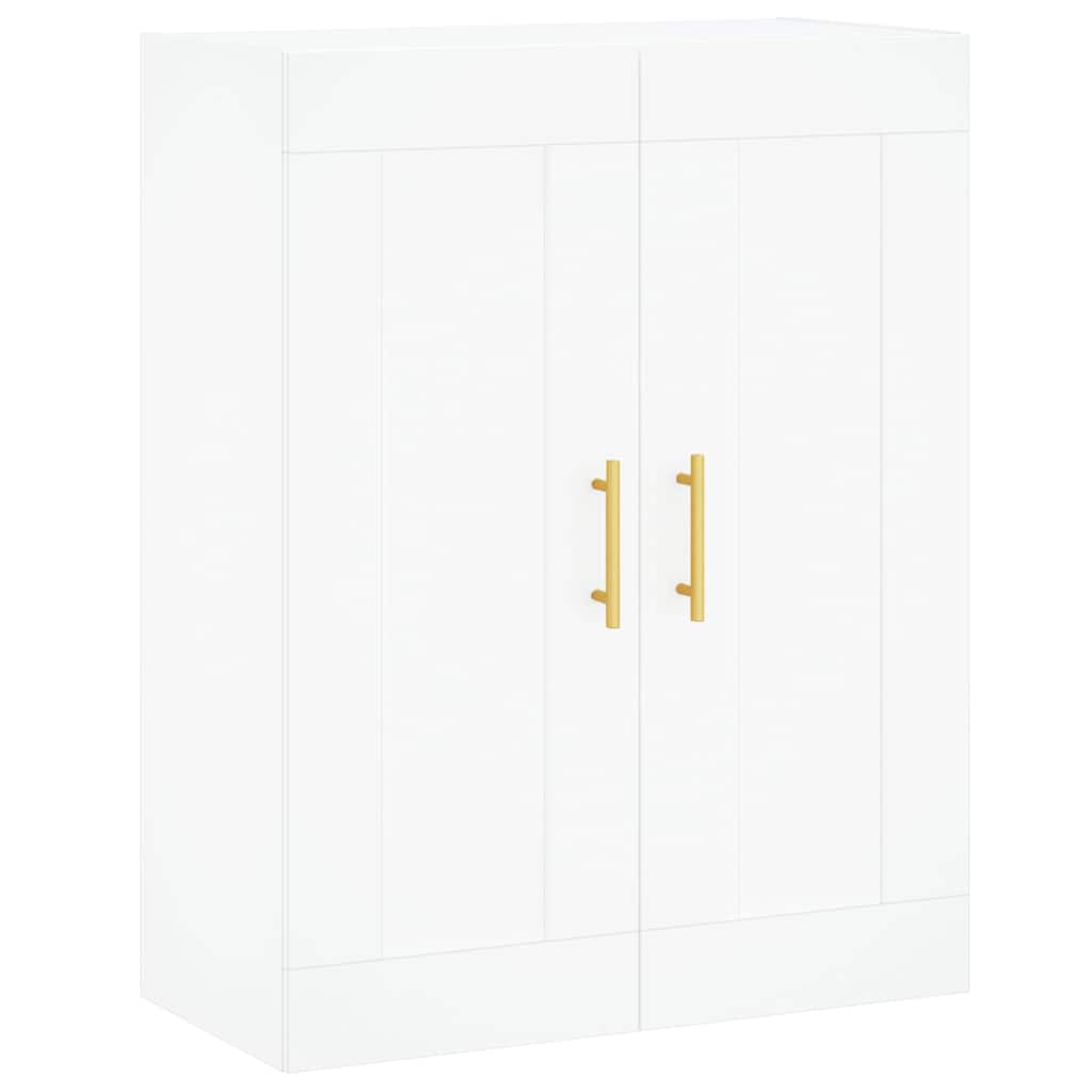 Buffet haut Blanc 69,5x34x180 cm Bois d'ingénierie - XIOS