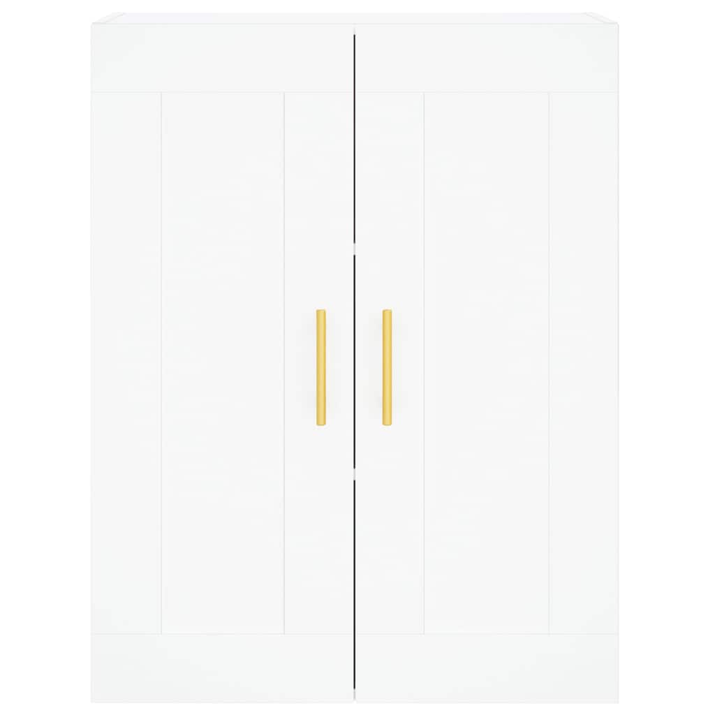 Buffet haut Blanc 69,5x34x180 cm Bois d'ingénierie - XIOS
