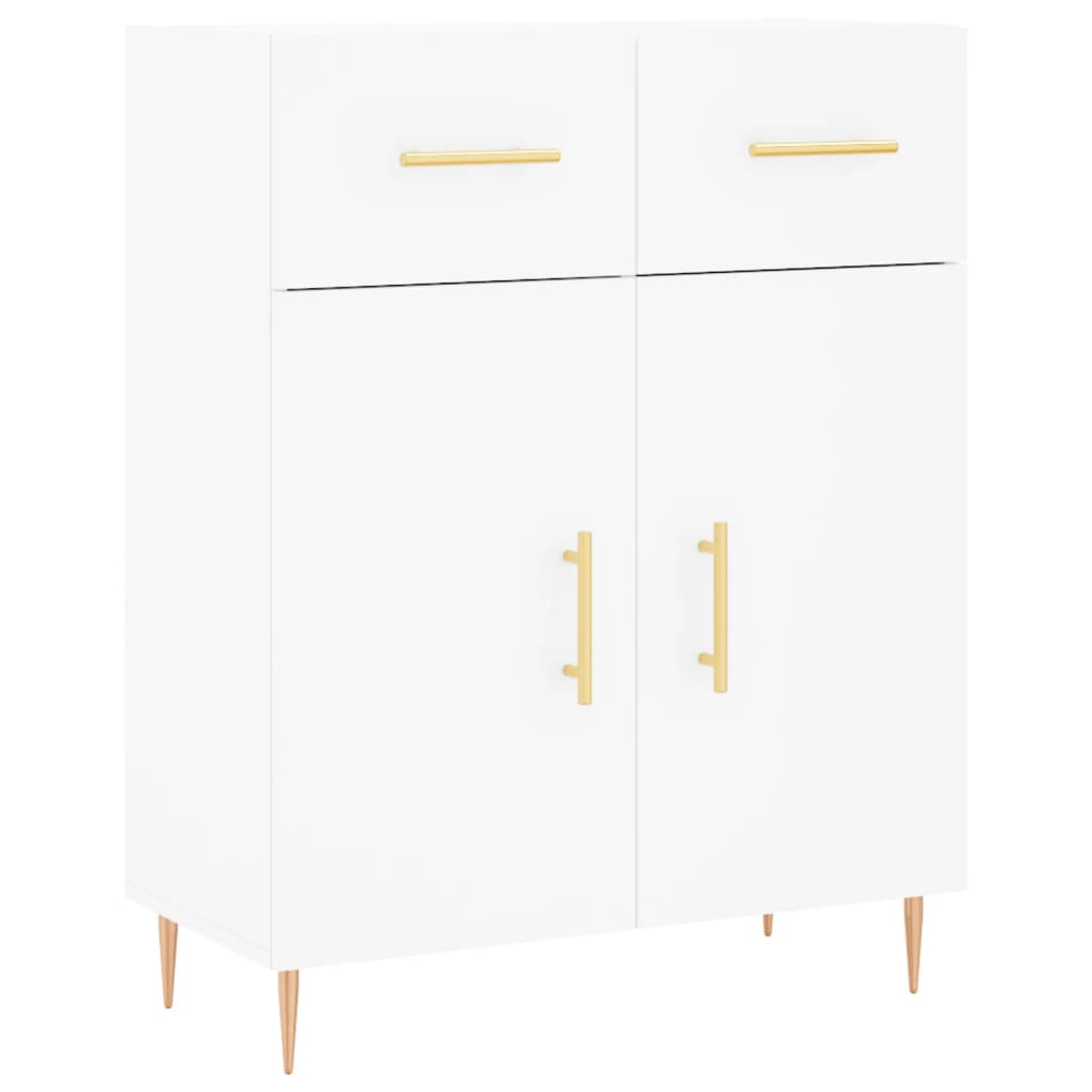 Buffet haut Blanc 69,5x34x180 cm Bois d'ingénierie - XIOS