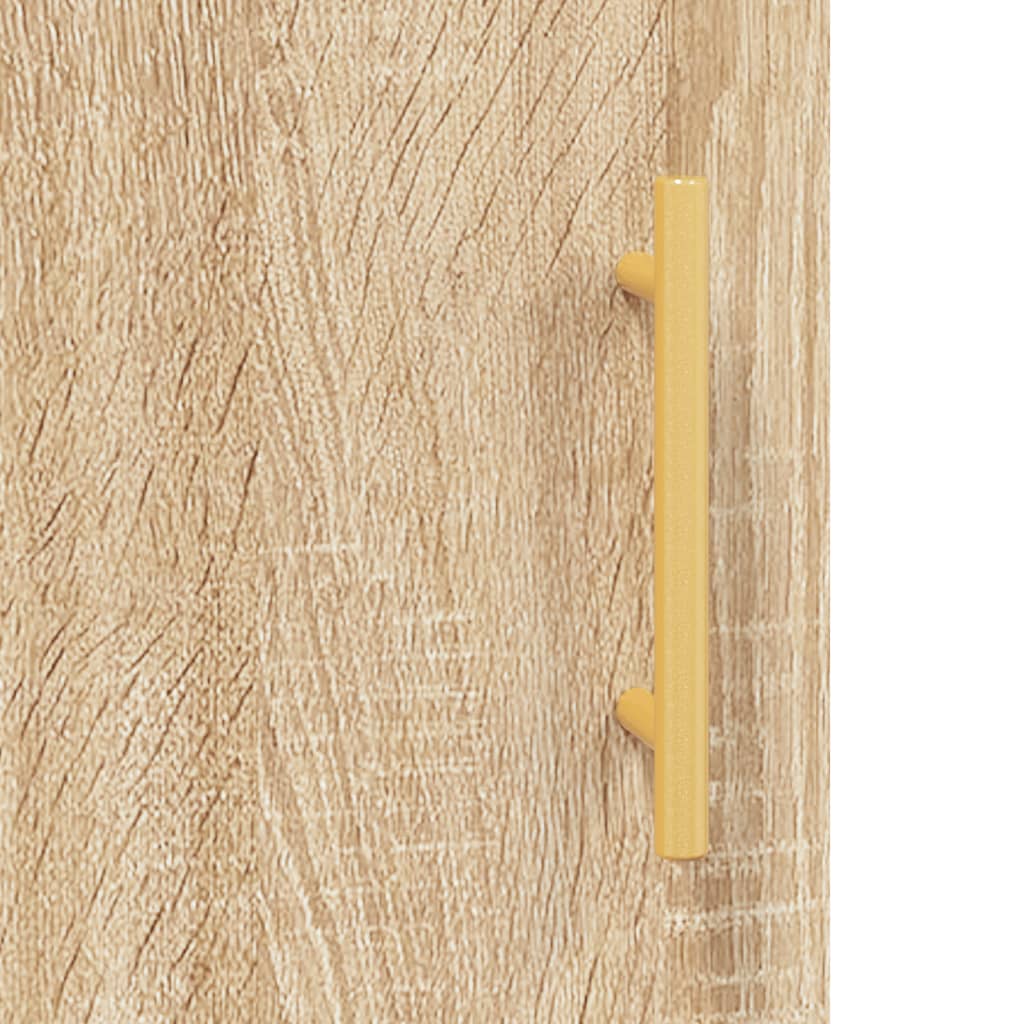 Buffet haut Chêne sonoma 69,5x34x180 cm Bois d'ingénierie - XIOS