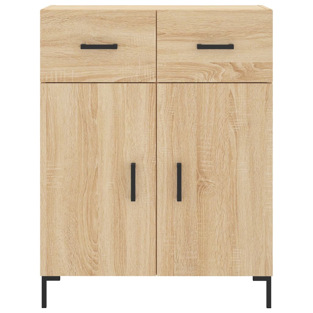 Buffet haut Chêne sonoma 69,5x34x180 cm Bois d'ingénierie - XIOS