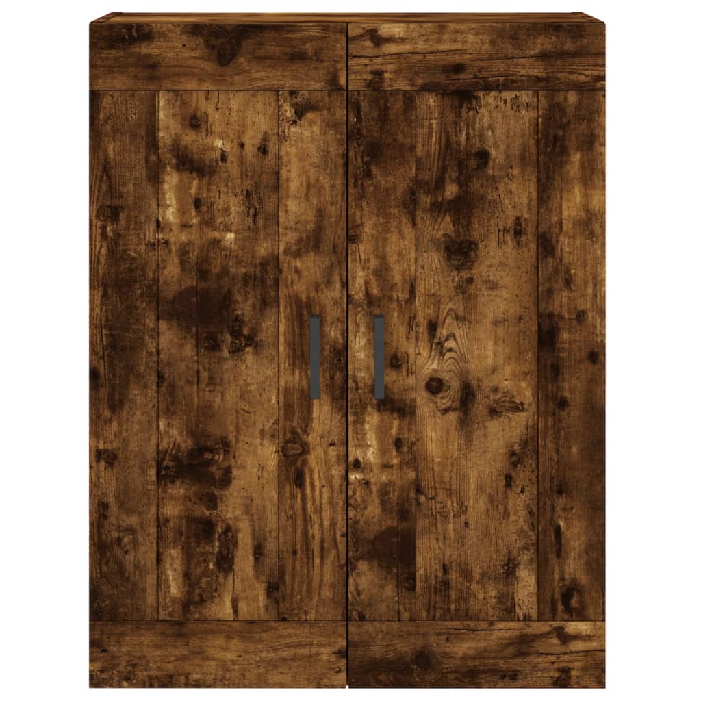 Buffet haut Chêne fumé 69,5x34x180 cm Bois d'ingénierie - XIOS