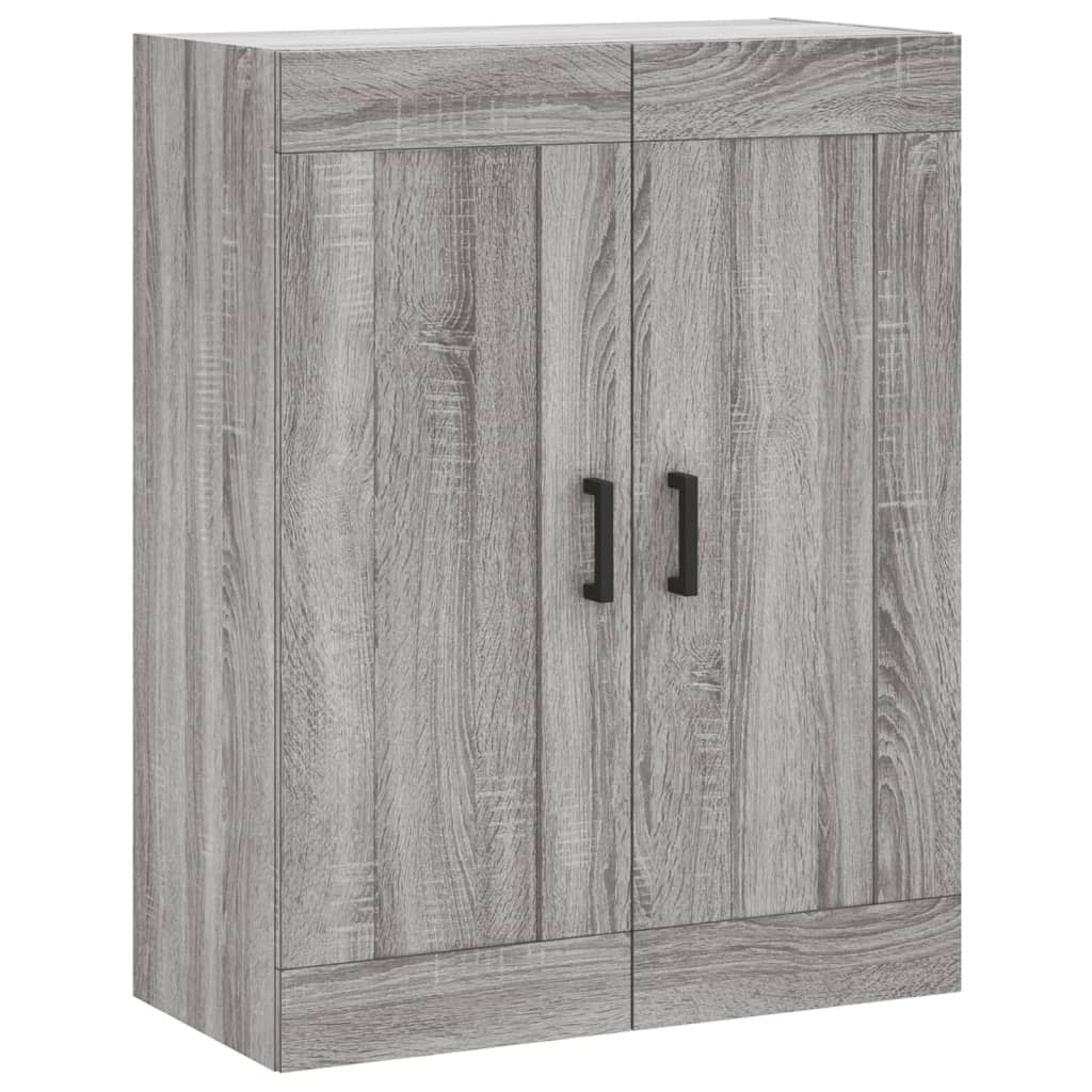 Buffet haut Sonoma gris 69,5x34x180 cm Bois d'ingénierie - XIOS