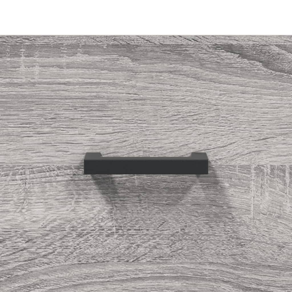 Buffet haut Sonoma gris 69,5x34x180 cm Bois d'ingénierie - XIOS