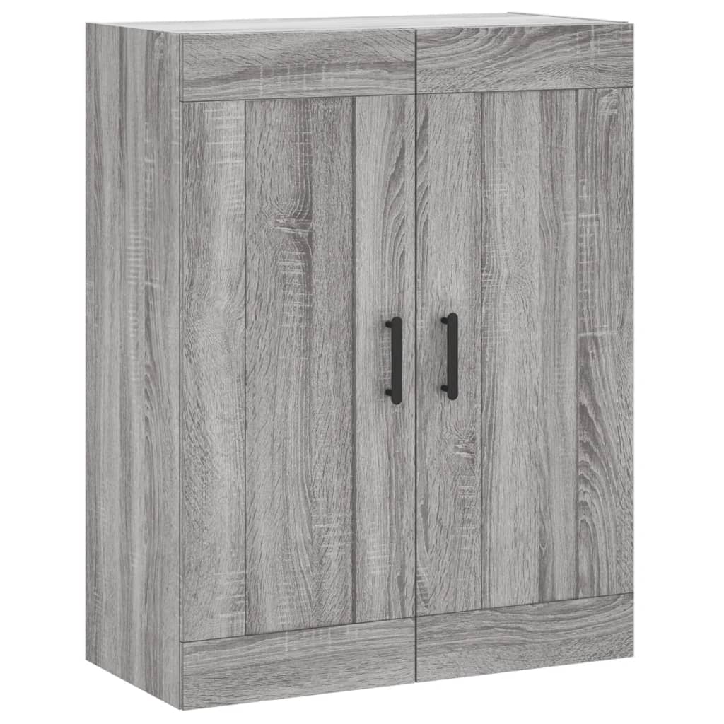 Buffet haut Sonoma gris 69,5x34x180 cm Bois d'ingénierie - XIOS