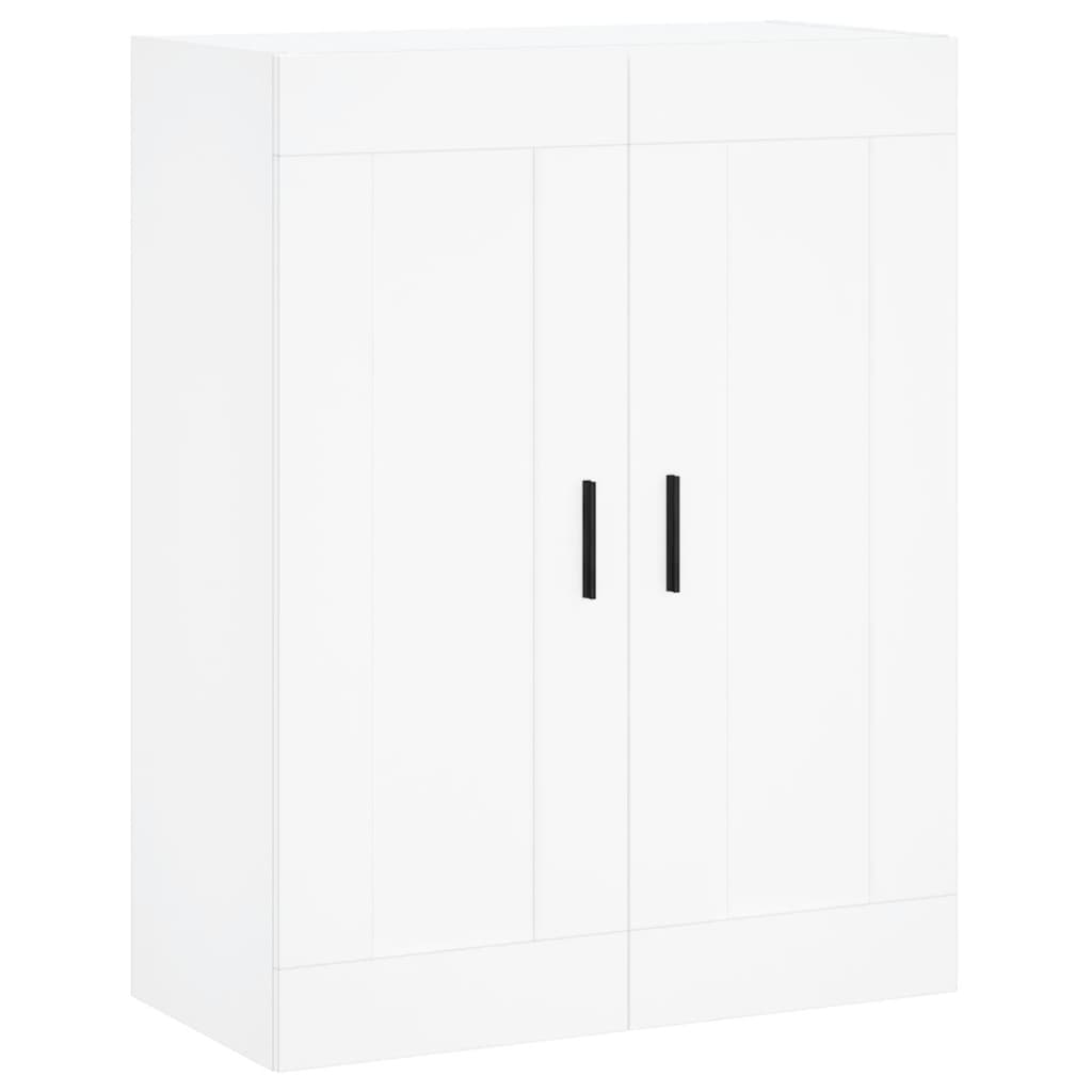 Buffet haut Blanc 69,5x34x180 cm Bois d'ingénierie - XIOS