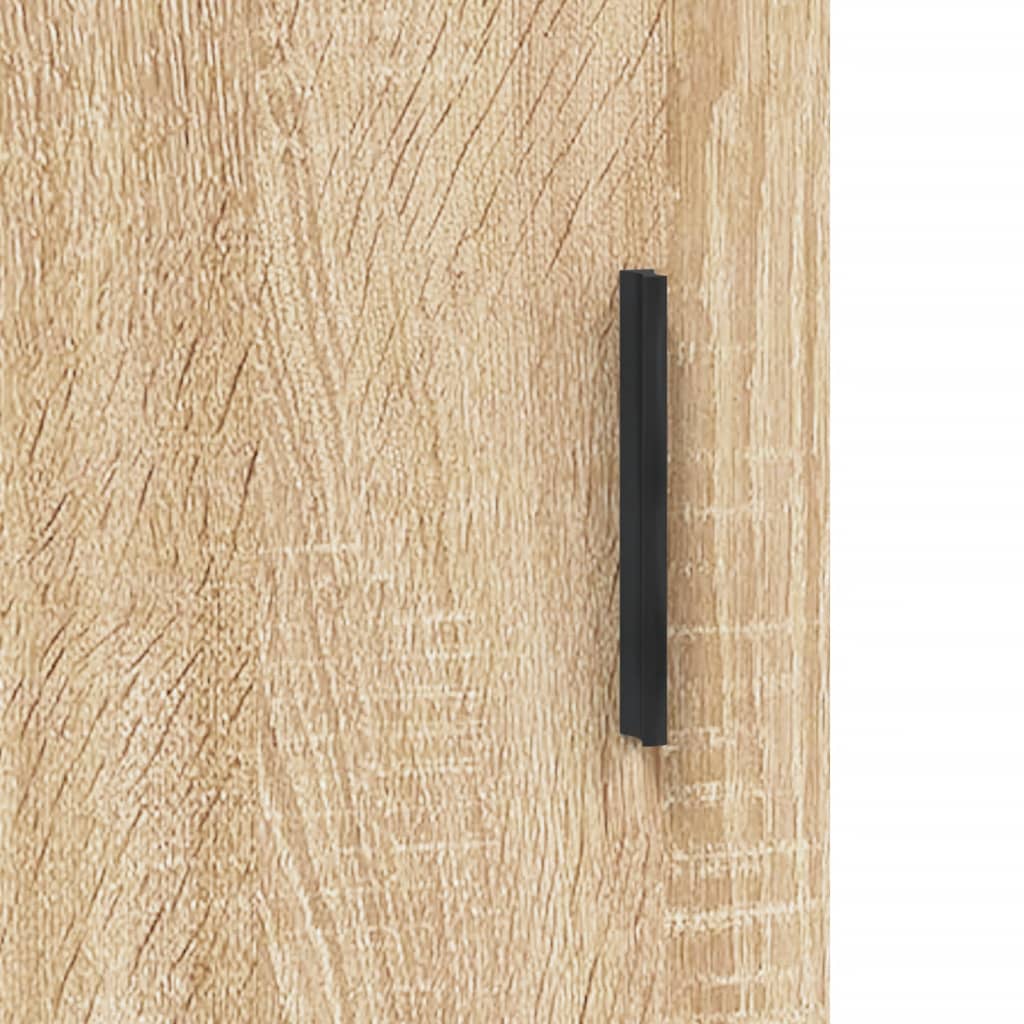 Buffet haut Chêne sonoma 69,5x34x180 cm Bois d'ingénierie - XIOS