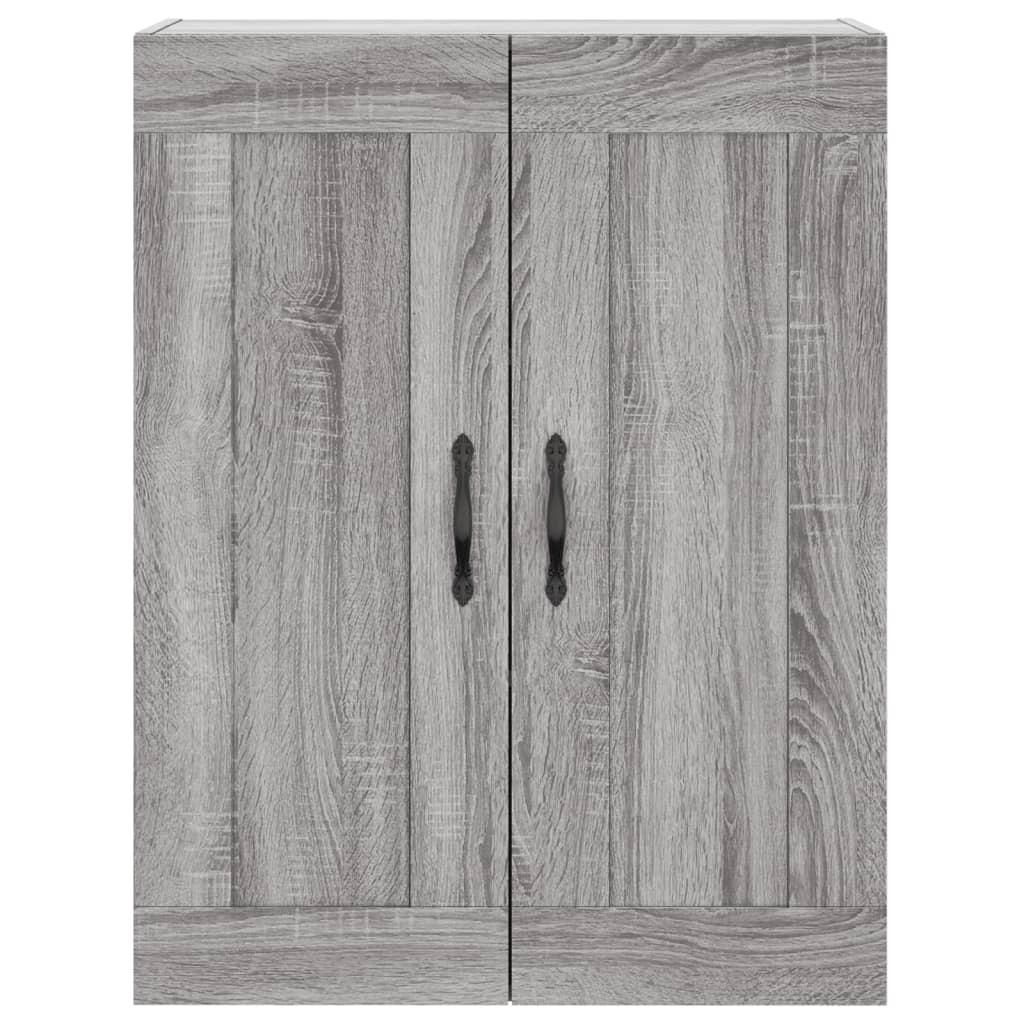 Buffet haut Sonoma gris 69,5x34x180 cm Bois d'ingénierie - XIOS