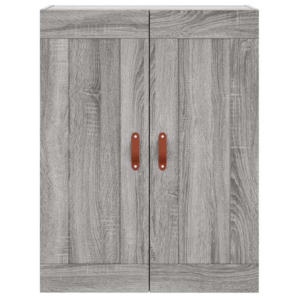 Buffet haut Sonoma gris 69,5x34x180 cm Bois d'ingénierie - XIOS