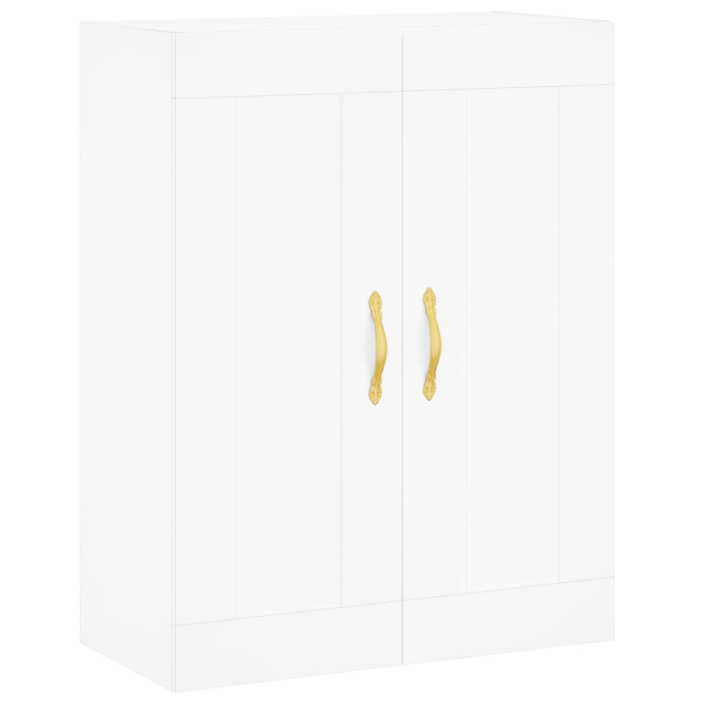 Buffet haut Blanc 69,5x34x180 cm Bois d'ingénierie - XIOS