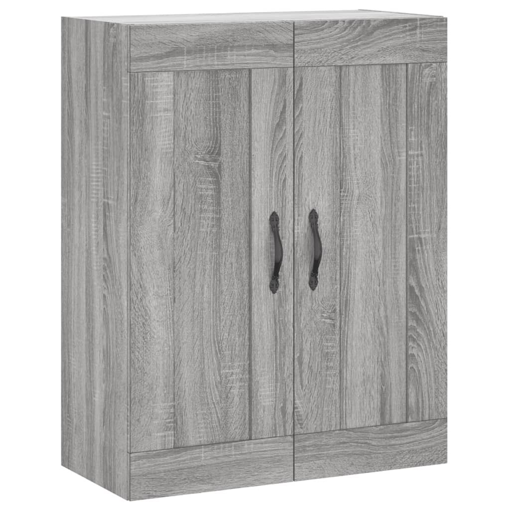 Buffet haut Sonoma gris 69,5x34x180 cm Bois d'ingénierie - XIOS
