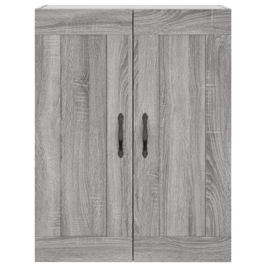 Buffet haut Sonoma gris 69,5x34x180 cm Bois d'ingénierie - XIOS
