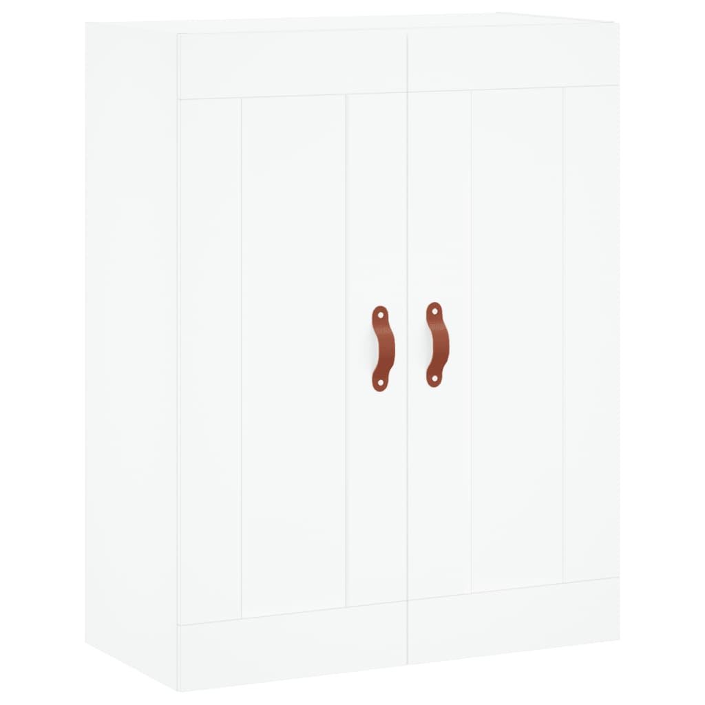 Buffet haut Blanc 69,5x34x180 cm Bois d'ingénierie - XIOS