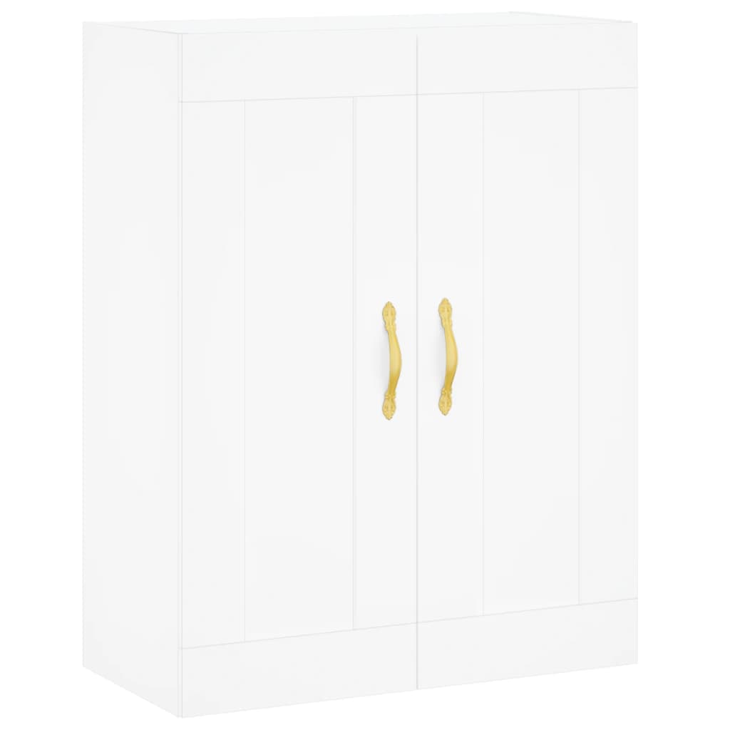 Buffet haut Blanc 69,5x34x180 cm Bois d'ingénierie - XIOS