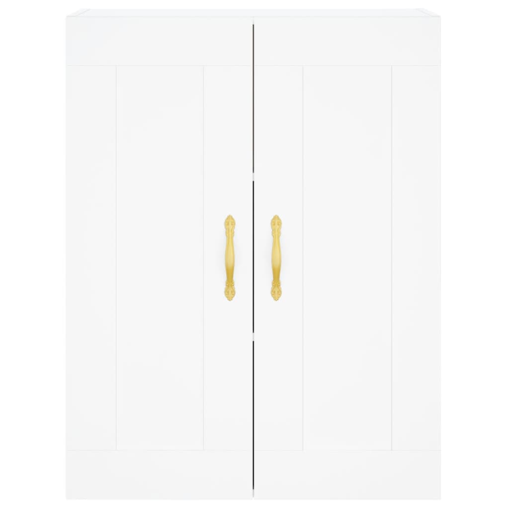 Buffet haut Blanc 69,5x34x180 cm Bois d'ingénierie - XIOS
