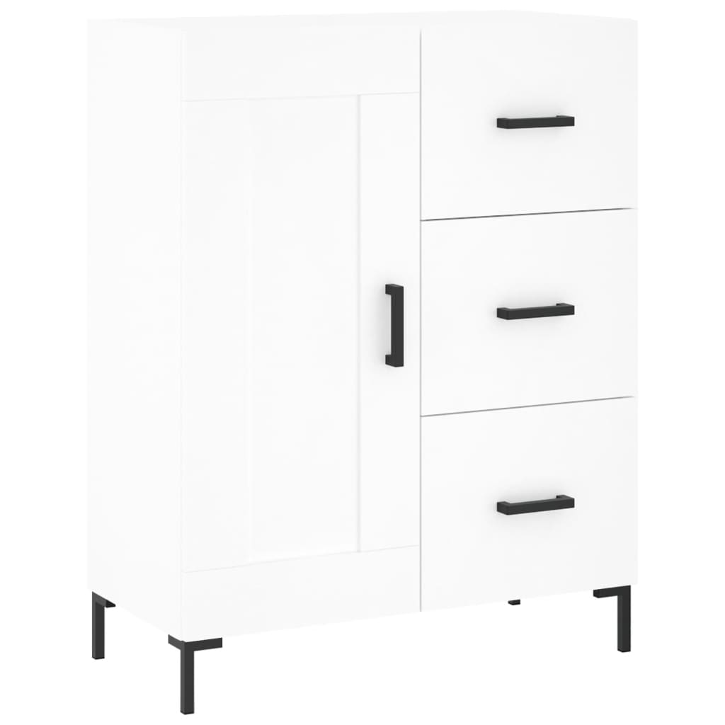 Buffet haut Blanc 69,5x34x180 cm Bois d'ingénierie - XIOS
