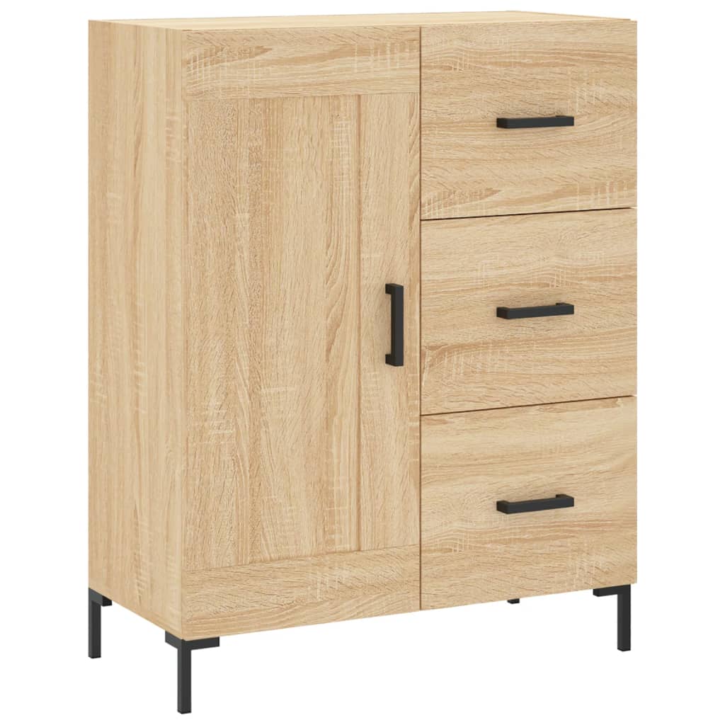 Buffet haut Chêne sonoma 69,5x34x180 cm Bois d'ingénierie