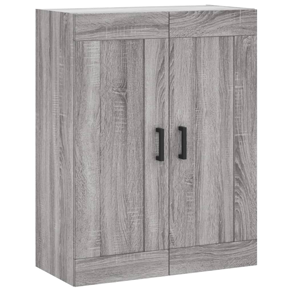 Buffet haut Sonoma gris 69,5x34x180 cm Bois d'ingénierie - XIOS
