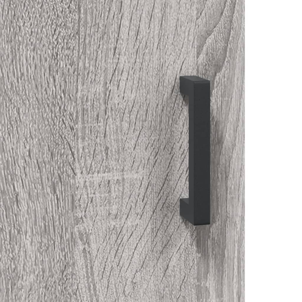 Buffet haut Sonoma gris 69,5x34x180 cm Bois d'ingénierie - XIOS