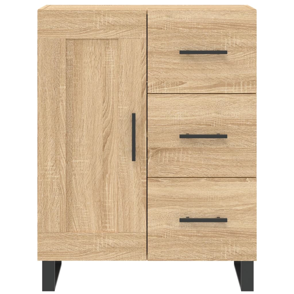 Buffet haut Chêne sonoma 69,5x34x180 cm Bois d'ingénierie - XIOS