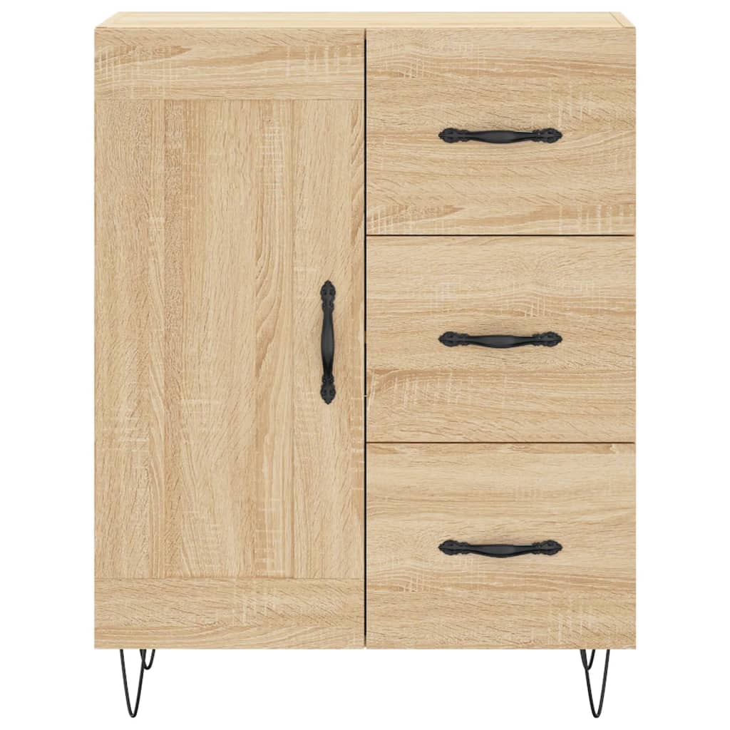 Buffet haut Chêne sonoma 69,5x34x180 cm Bois d'ingénierie - XIOS