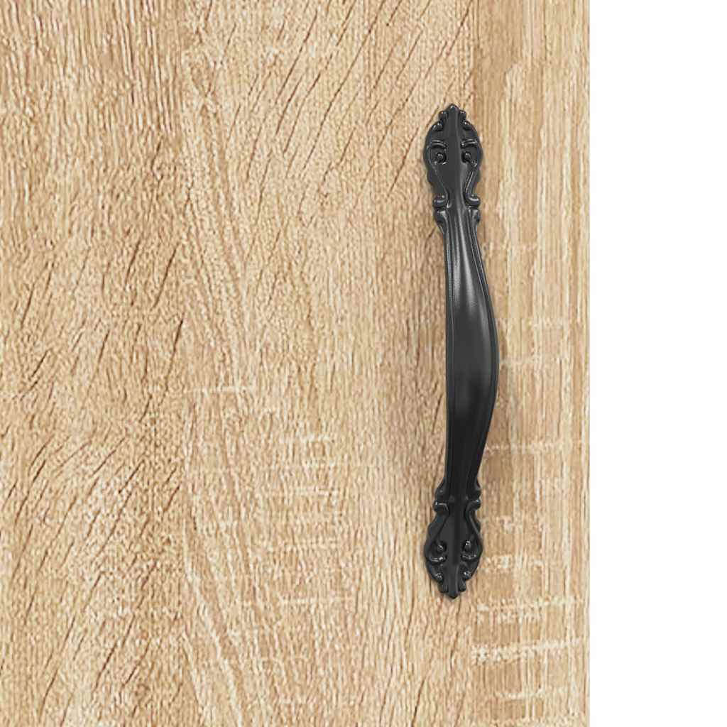 Buffet haut Chêne sonoma 69,5x34x180 cm Bois d'ingénierie - XIOS