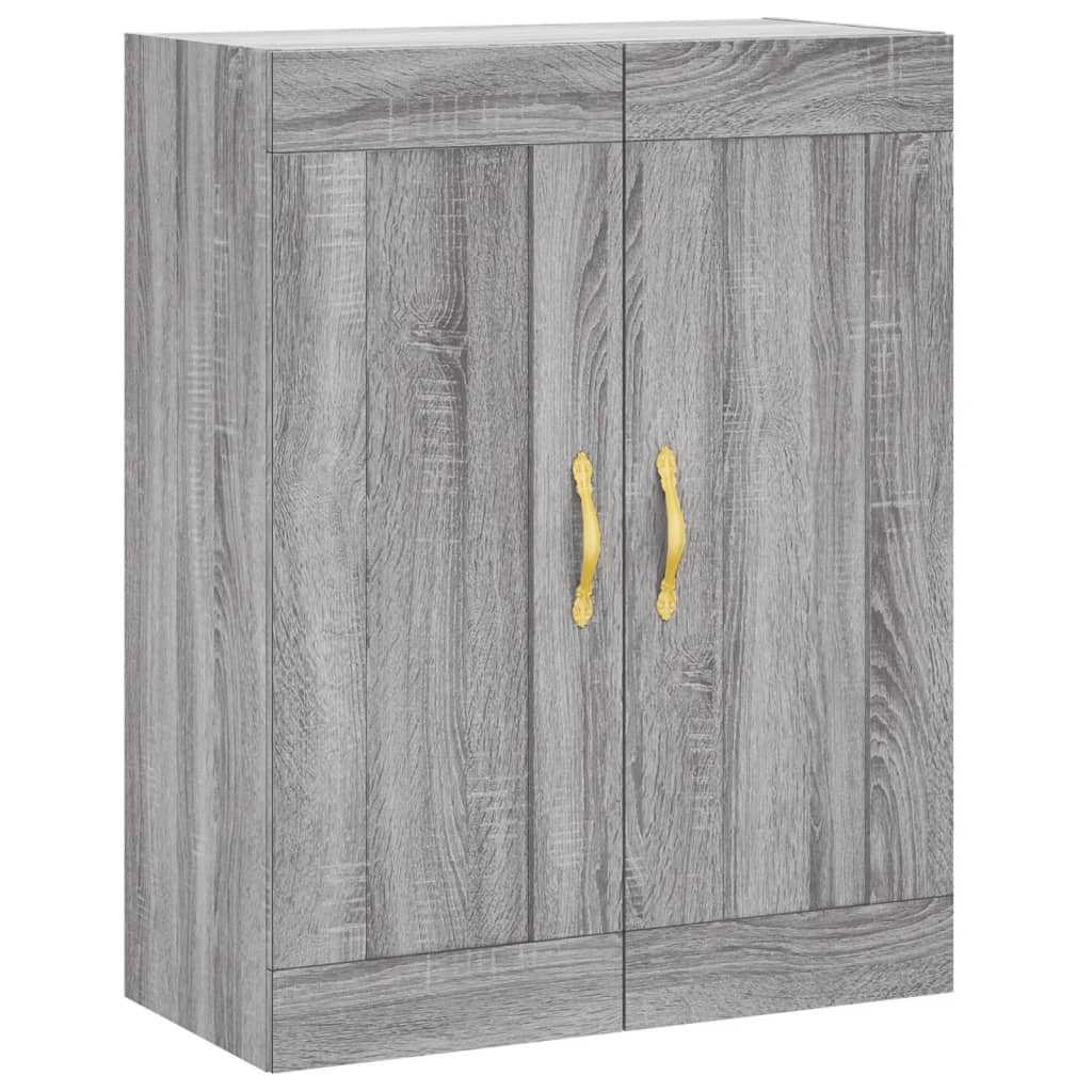 Buffet haut Sonoma gris 69,5x34x180 cm Bois d'ingénierie - XIOS