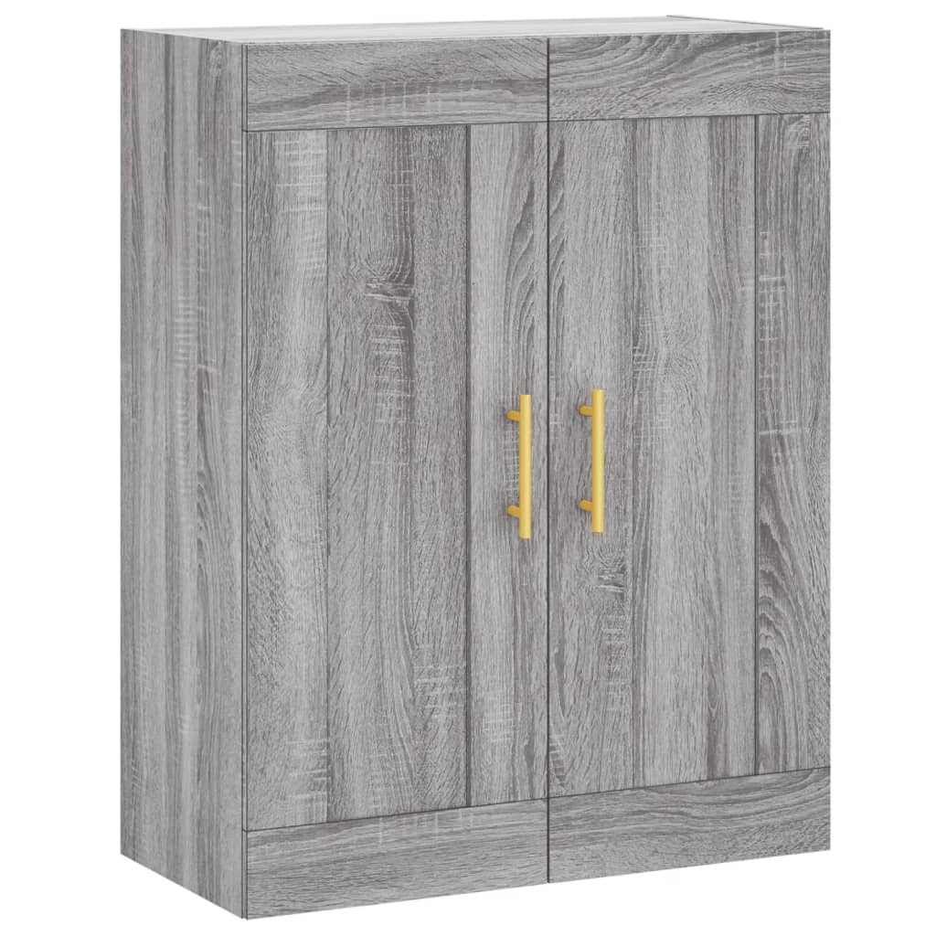 Buffet haut Sonoma gris 69,5x34x180 cm Bois d'ingénierie - XIOS