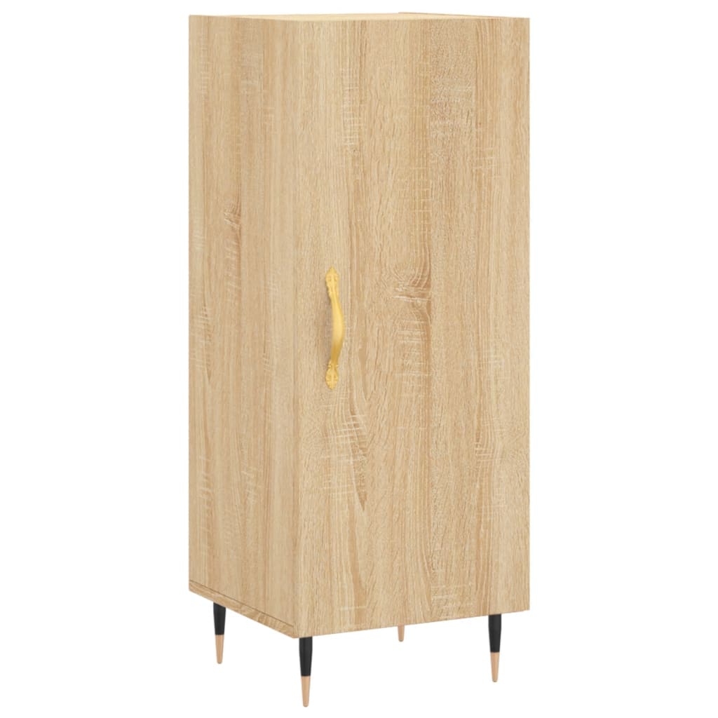 Buffet haut Chêne sonoma 34,5x34x180 cm Bois d'ingénierie - XIOS