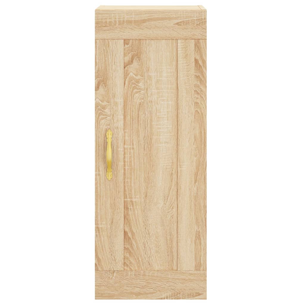 Buffet haut Chêne sonoma 34,5x34x180 cm Bois d'ingénierie - XIOS