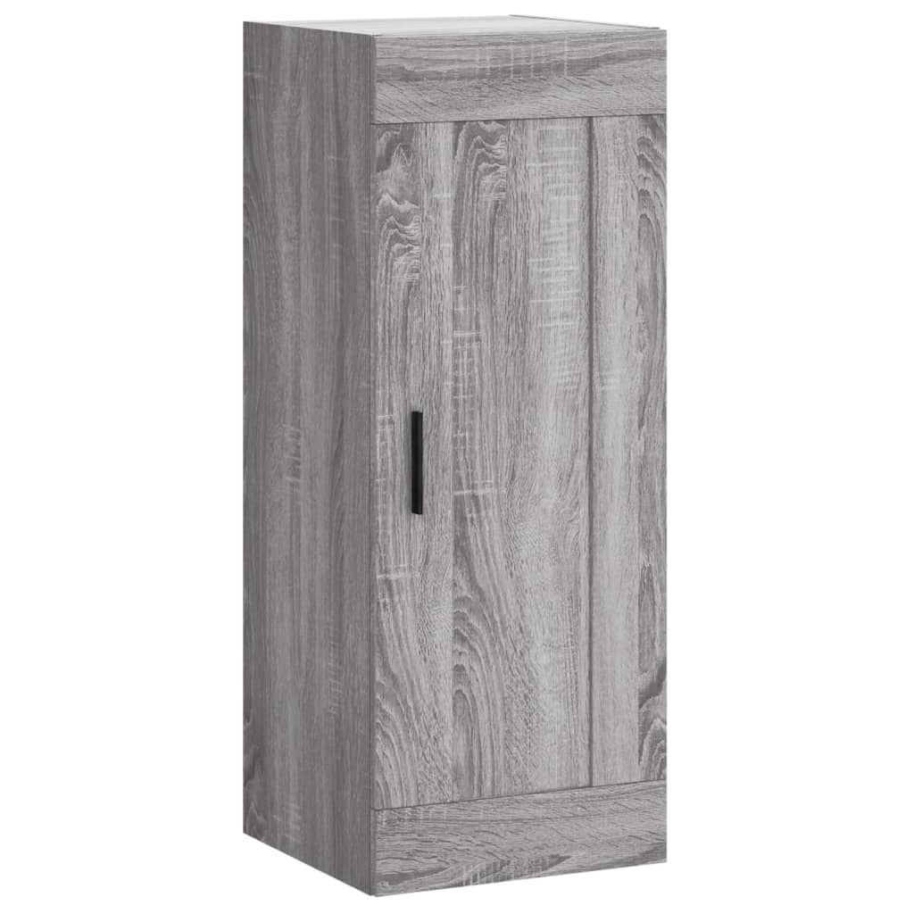 Buffet haut Sonoma gris 34,5x34x180 cm Bois d'ingénierie - XIOS