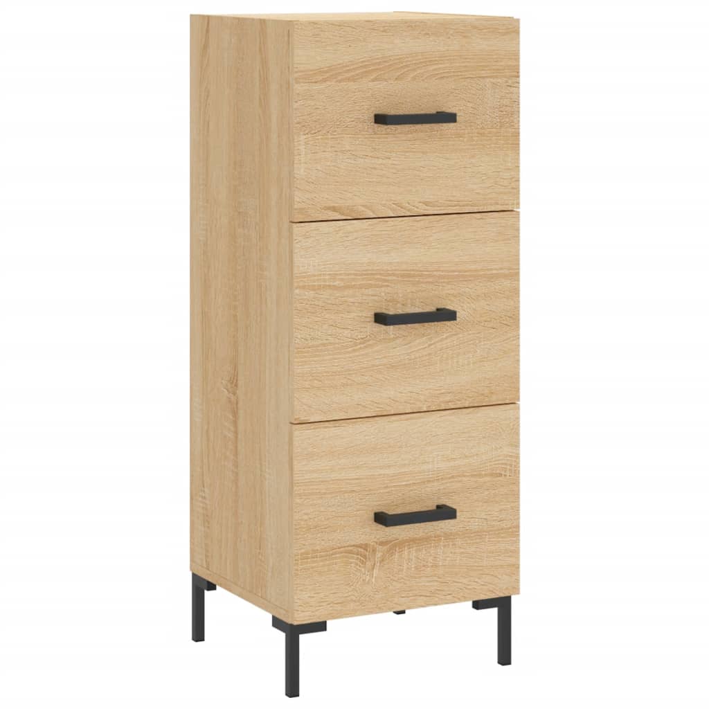 Buffet haut Chêne sonoma 34,5x34x180 cm Bois d'ingénierie - XIOS