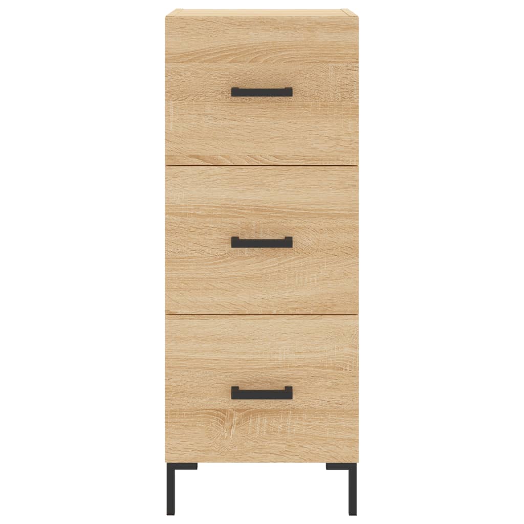 Buffet haut Chêne sonoma 34,5x34x180 cm Bois d'ingénierie - XIOS