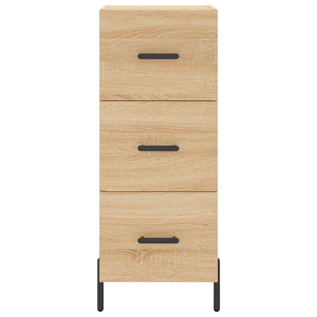 Buffet haut Chêne sonoma 34,5x34x180 cm Bois d'ingénierie - XIOS