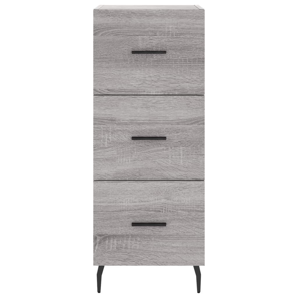 Buffet haut Sonoma gris 34,5x34x180 cm Bois d'ingénierie - XIOS