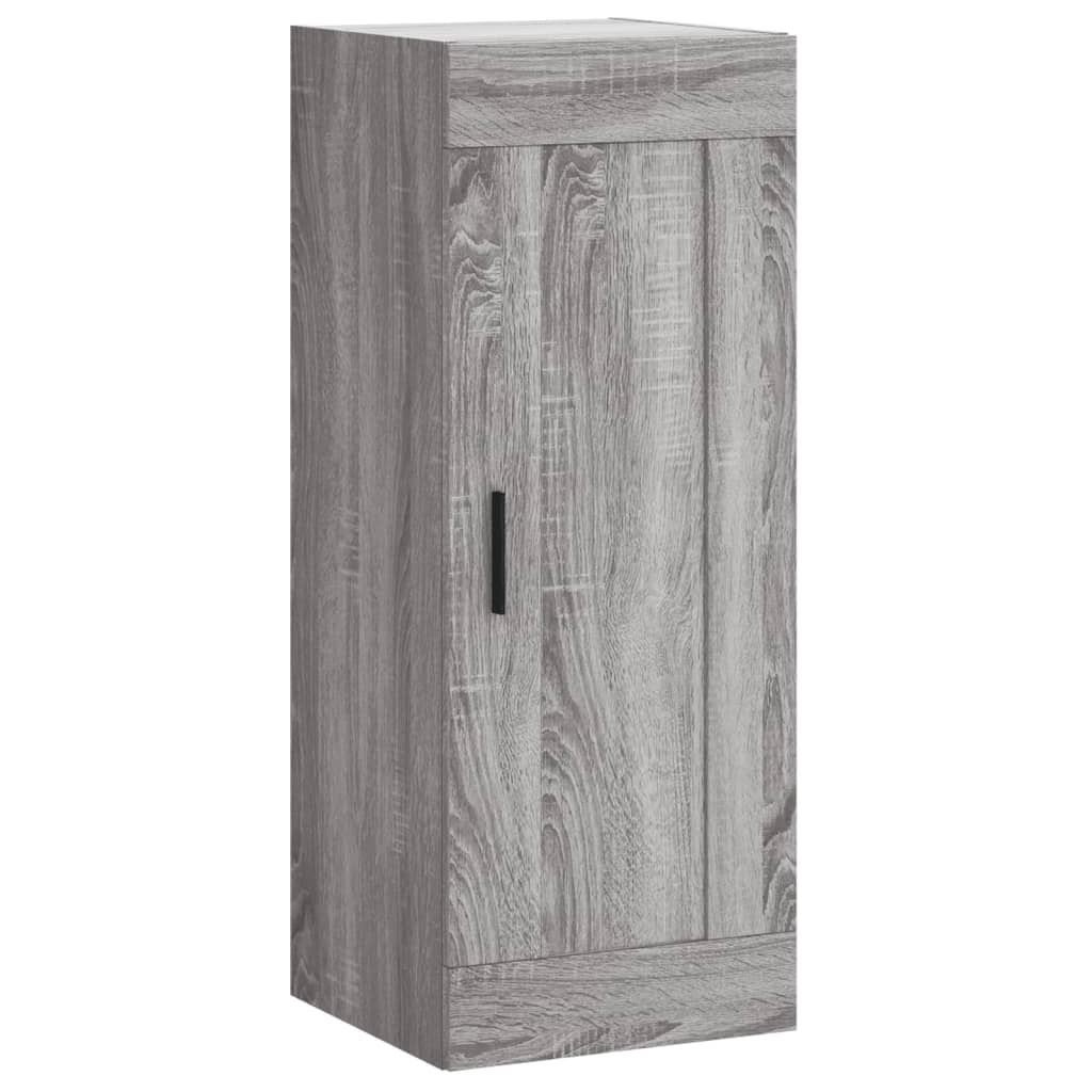 Buffet haut Sonoma gris 34,5x34x180 cm Bois d'ingénierie - XIOS