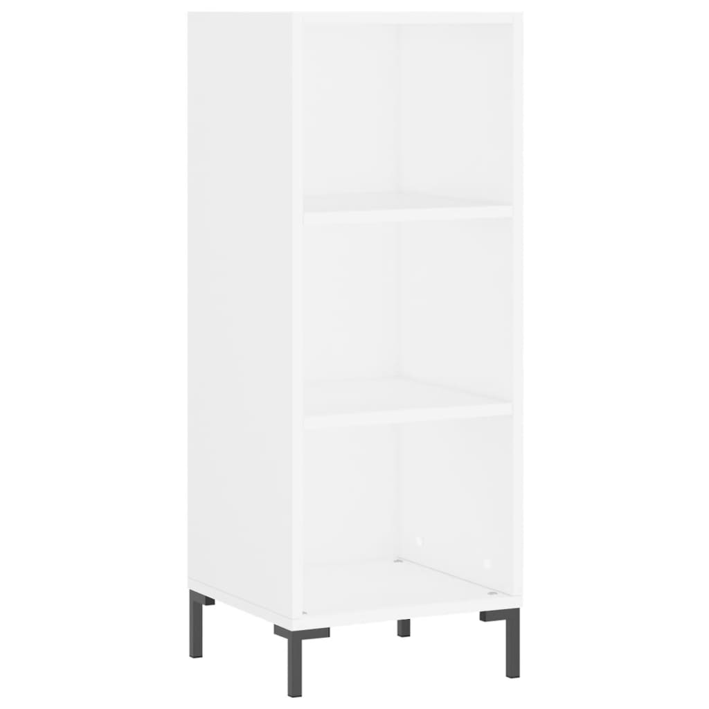 Buffet haut Blanc 34,5x34x180 cm Bois d'ingénierie - XIOS
