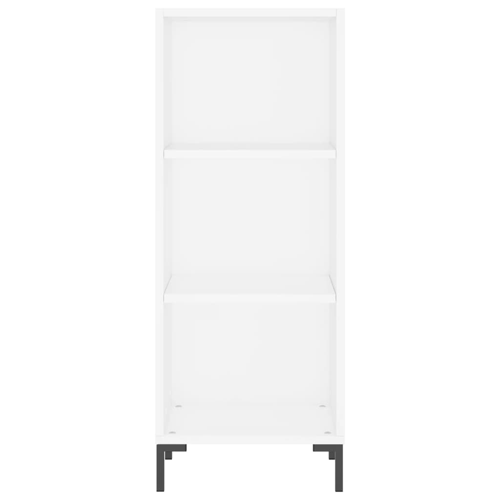 Buffet haut Blanc 34,5x34x180 cm Bois d'ingénierie - XIOS