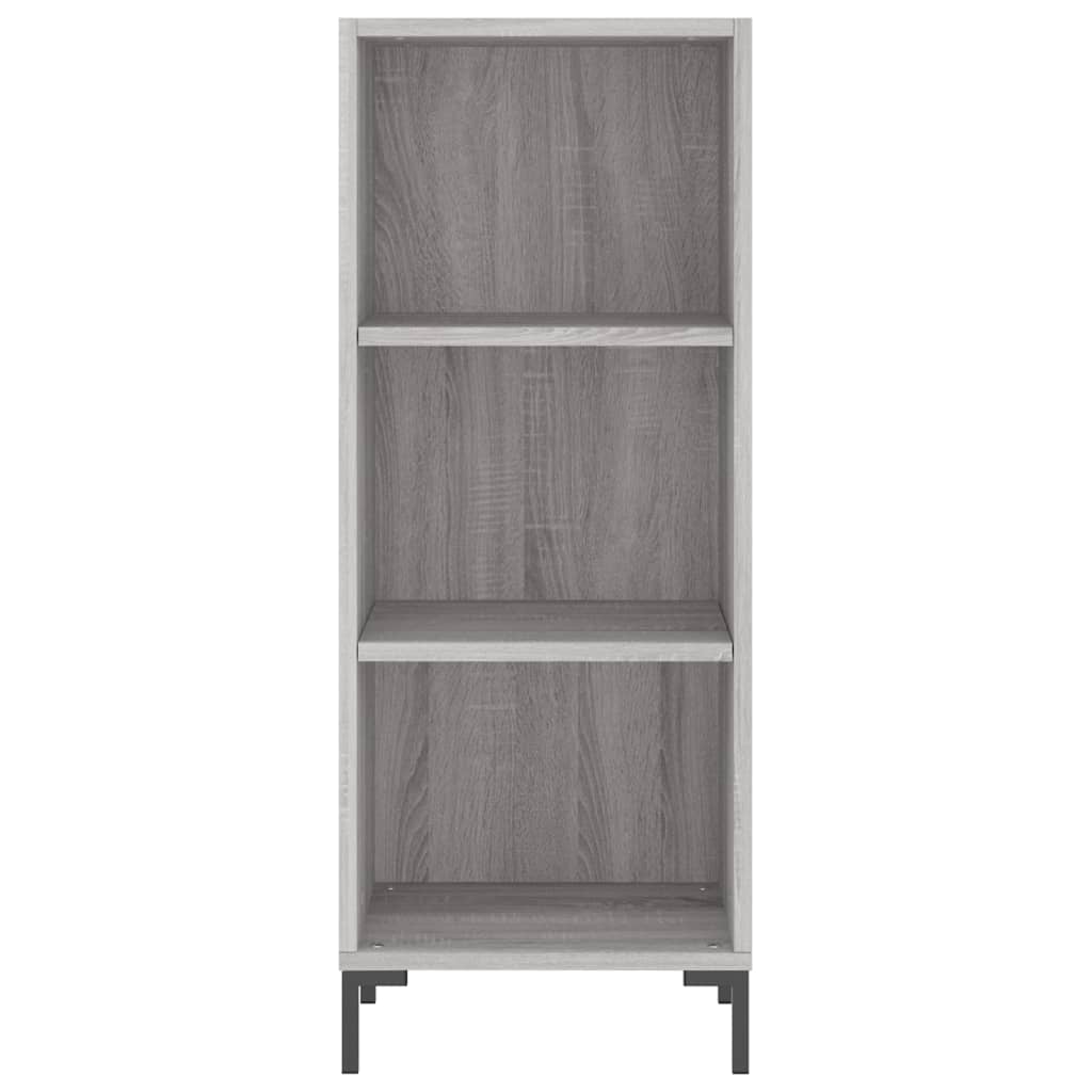 Buffet haut Sonoma gris 34,5x34x180 cm Bois d'ingénierie - XIOS