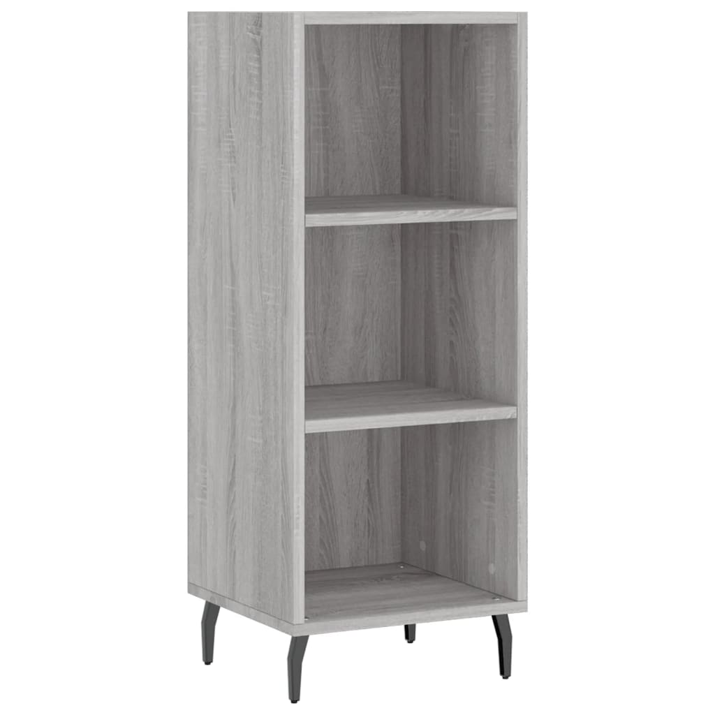 Buffet haut Sonoma gris 34,5x34x180 cm Bois d'ingénierie - XIOS