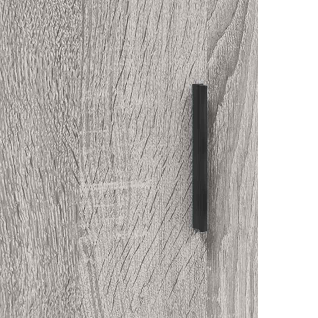 Buffet haut Sonoma gris 34,5x34x180 cm Bois d'ingénierie - XIOS