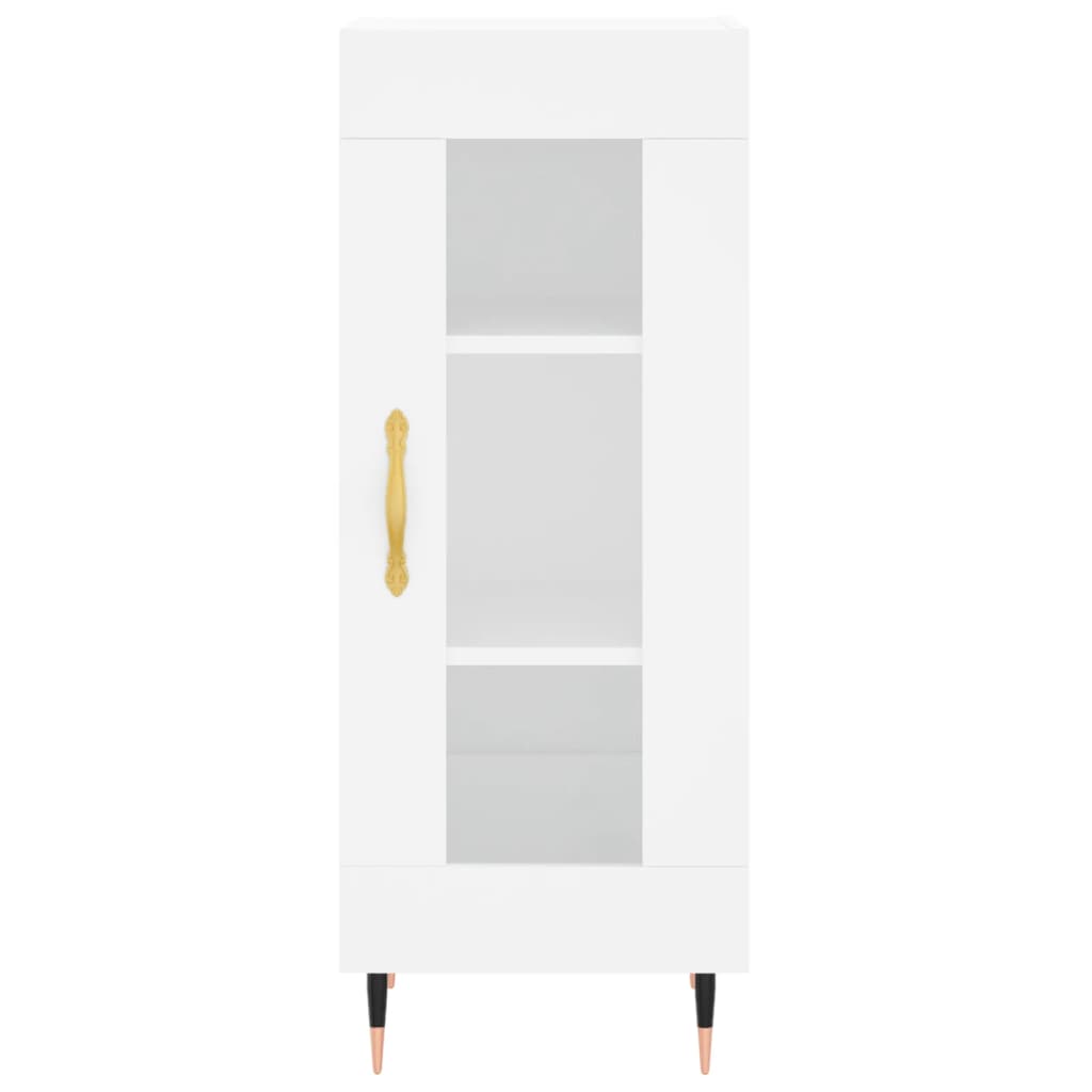 Buffet haut Blanc 34,5x34x180 cm Bois d'ingénierie - XIOS