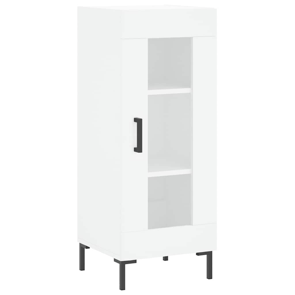 Buffet haut Blanc 34,5x34x180 cm Bois d'ingénierie - XIOS