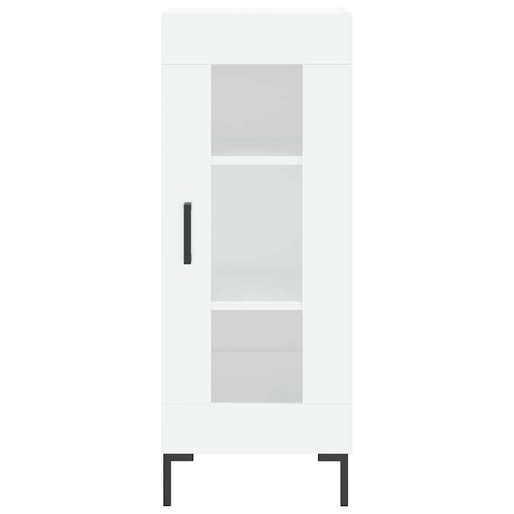 Buffet haut Blanc 34,5x34x180 cm Bois d'ingénierie - XIOS